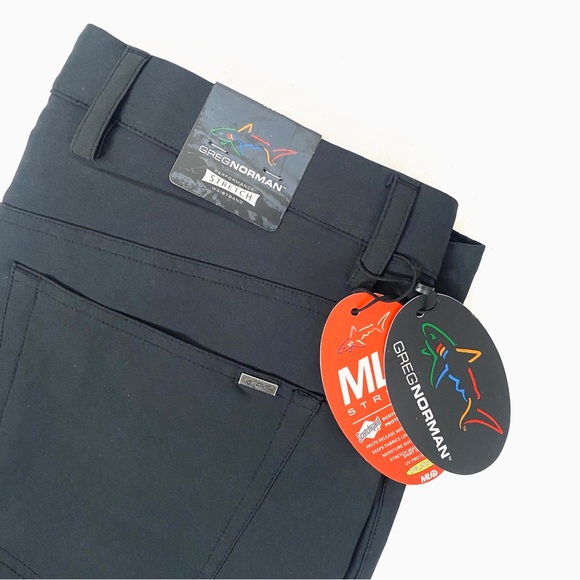 NEW Greg Norman 5-Pocket Black Golf Pants | 32 - Picture 7 of 10